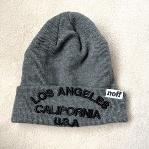 Grey neff Los Angeles Beanie